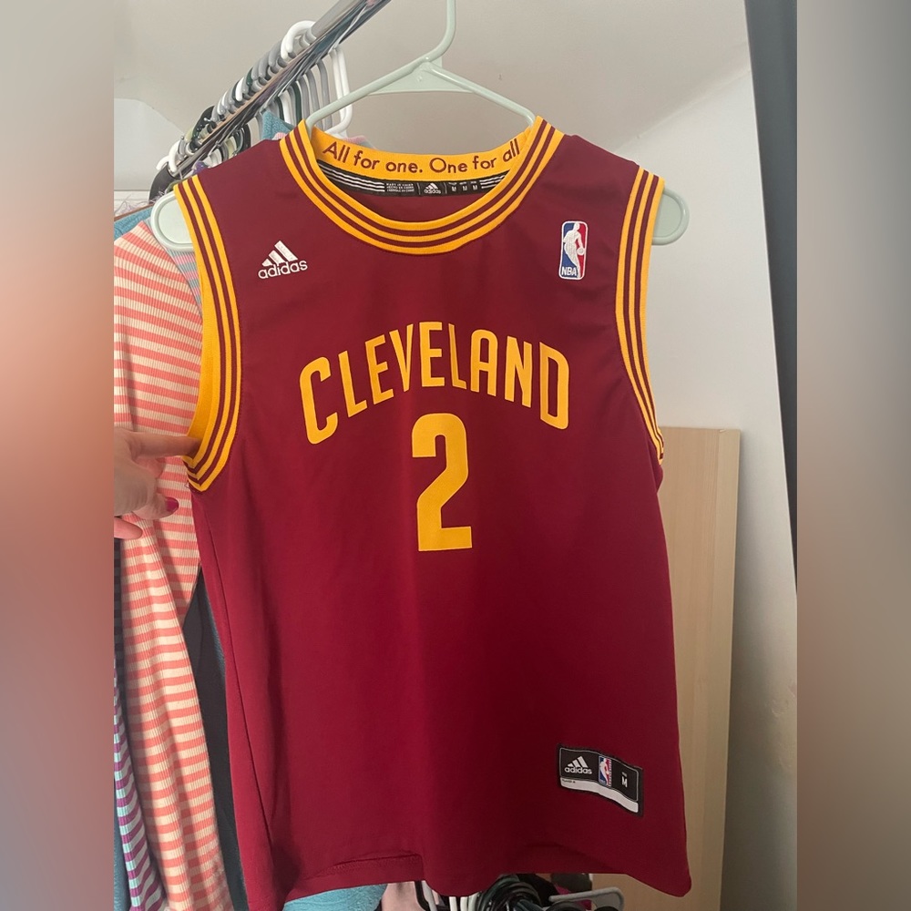 Youth M (could fit adult XS or S) Adidas Cleveland Cavaliers Kyrie Irving jersey